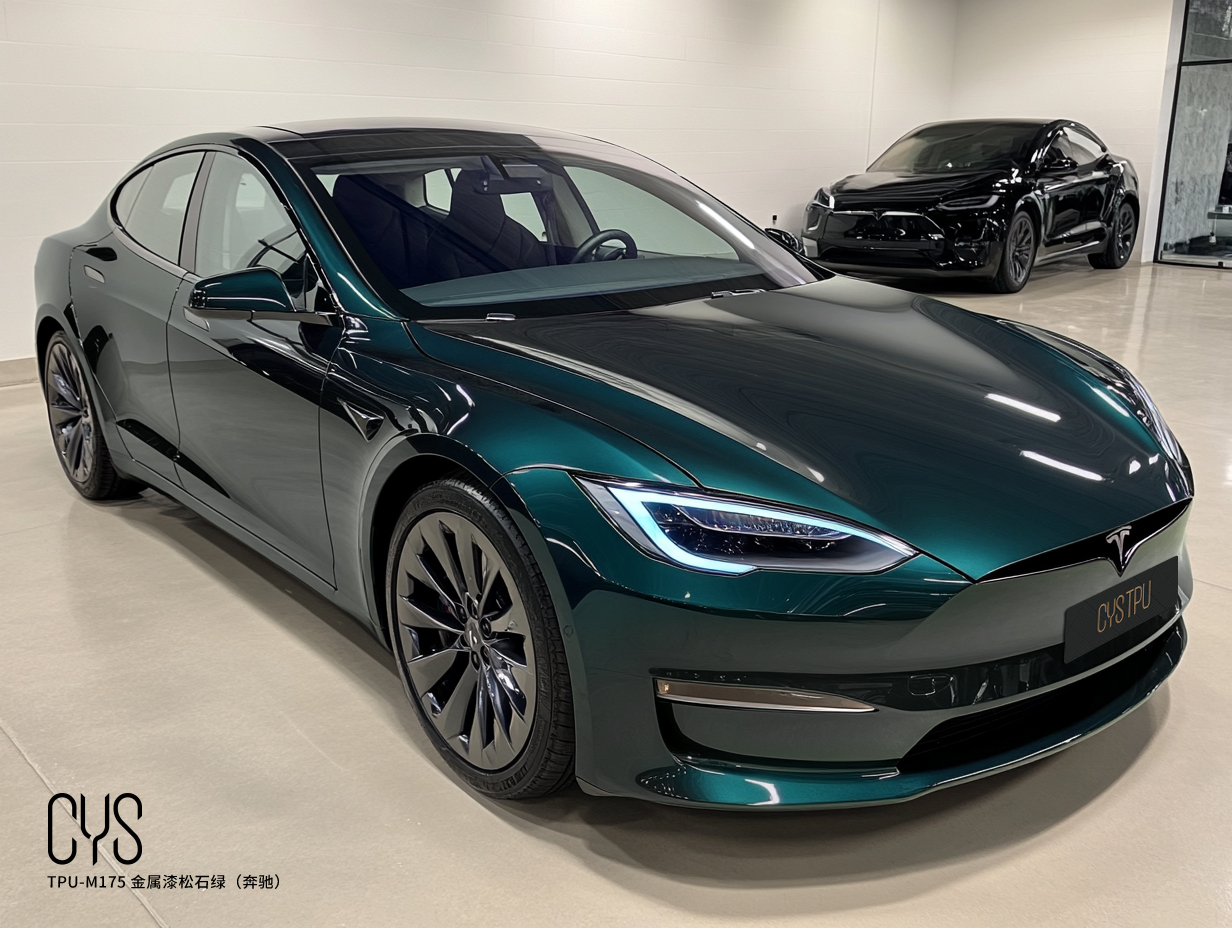 TPU-M175 金属漆松石绿（奔驰）|特斯拉Model S