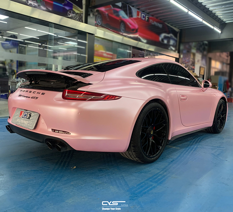 保时捷911 Carrera GTS|电光金属樱花粉+PM025