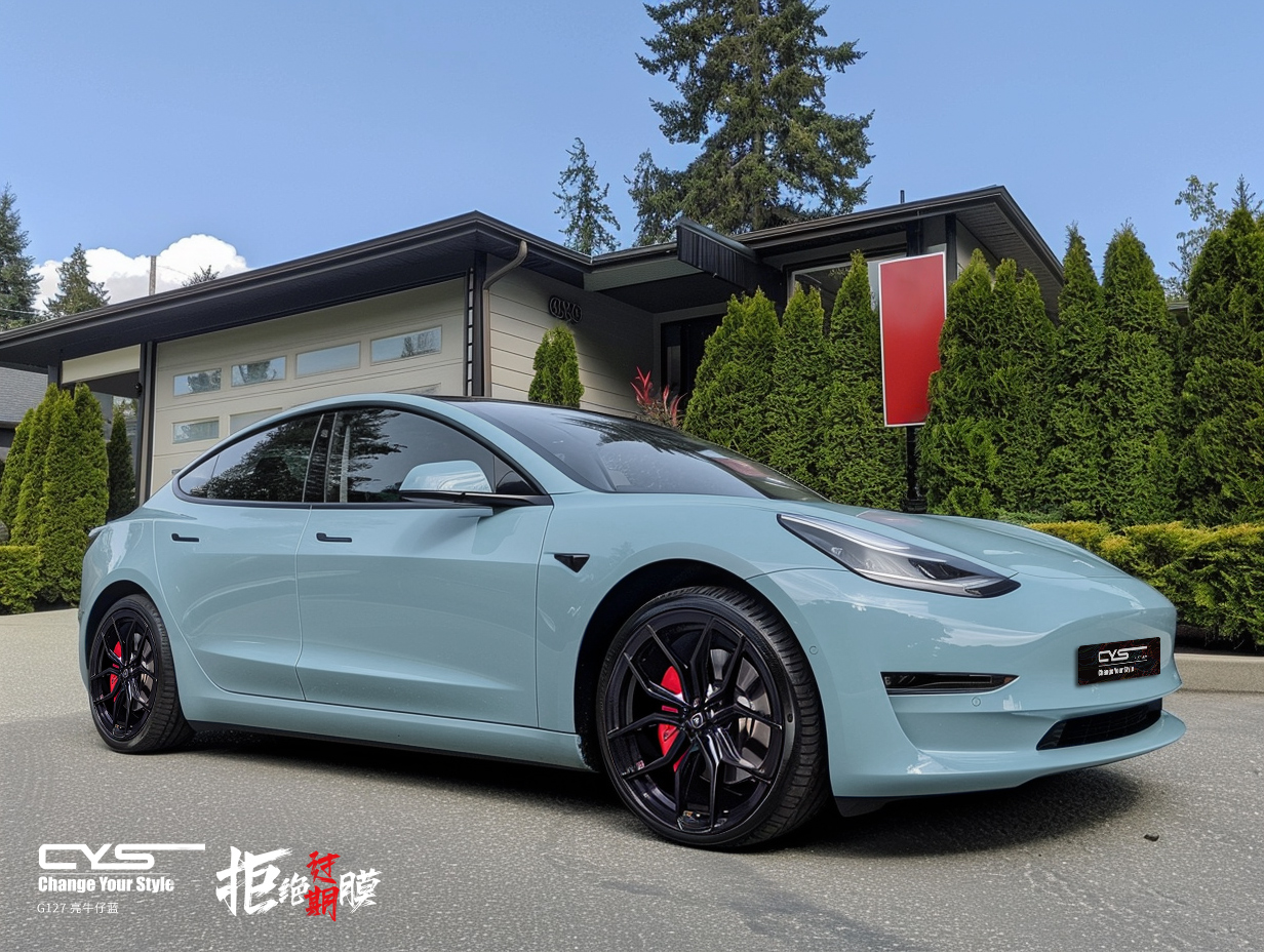 G127 亮牛仔蓝|特斯拉Model 3