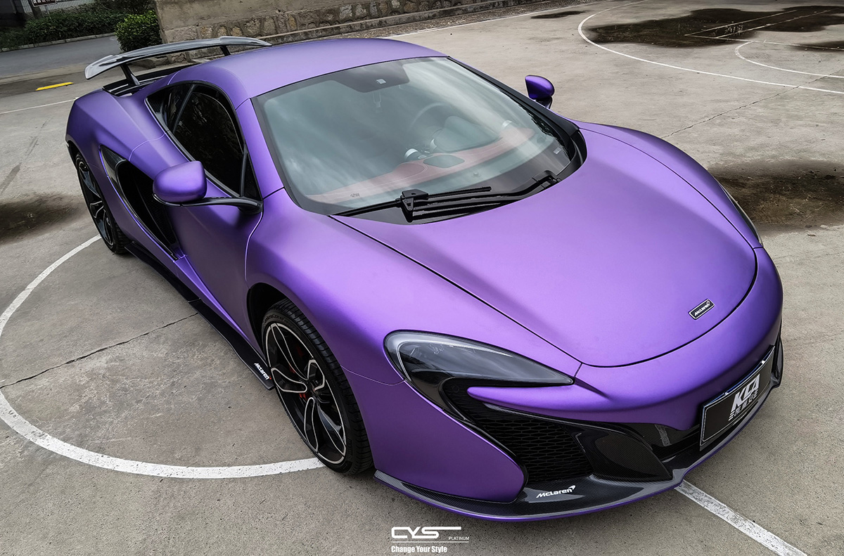 迈凯伦650S|白金超亚金属紫+X-SM10
