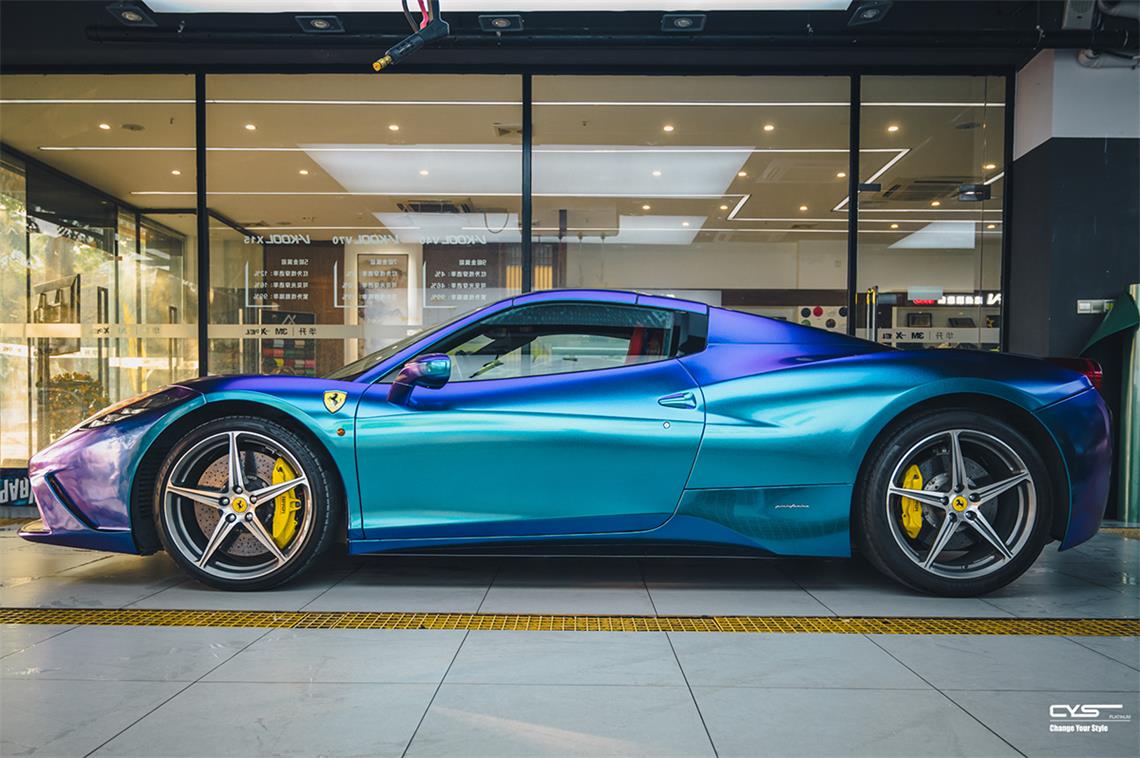 法拉利458 Spider|钻石高雅蓝+D060