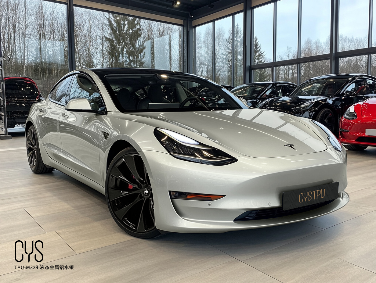 TPU-M324 液态金属铝水银|特斯拉Model 3