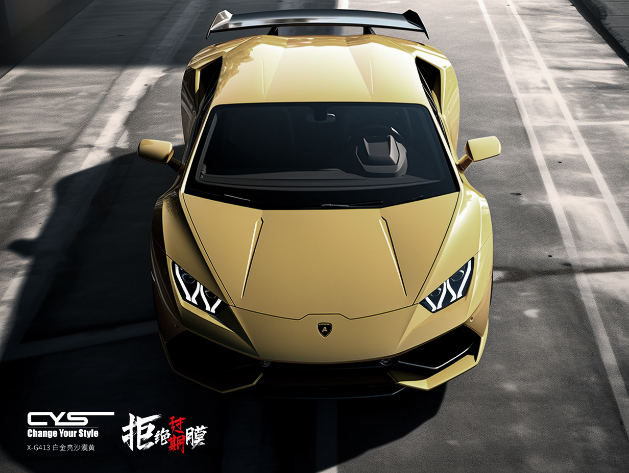 X-G413 白金亮沙漠黄|兰博基尼 Huracán