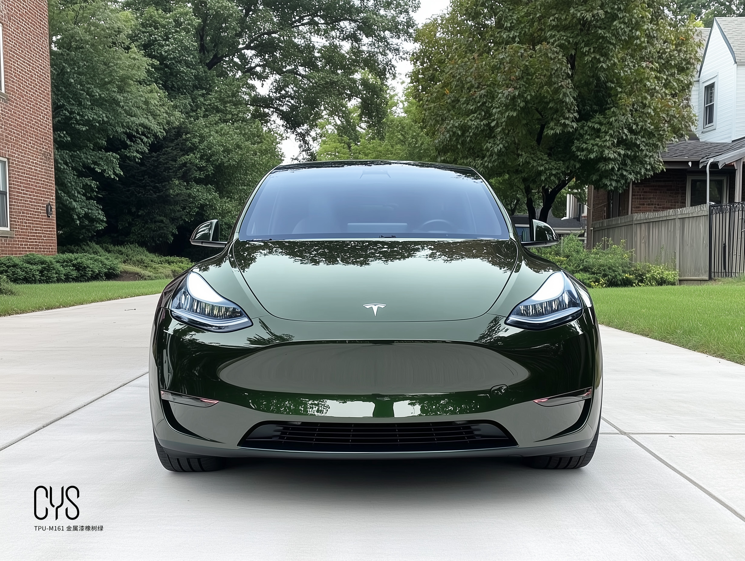 TPU-M161 金属漆橡树绿|特斯拉model y