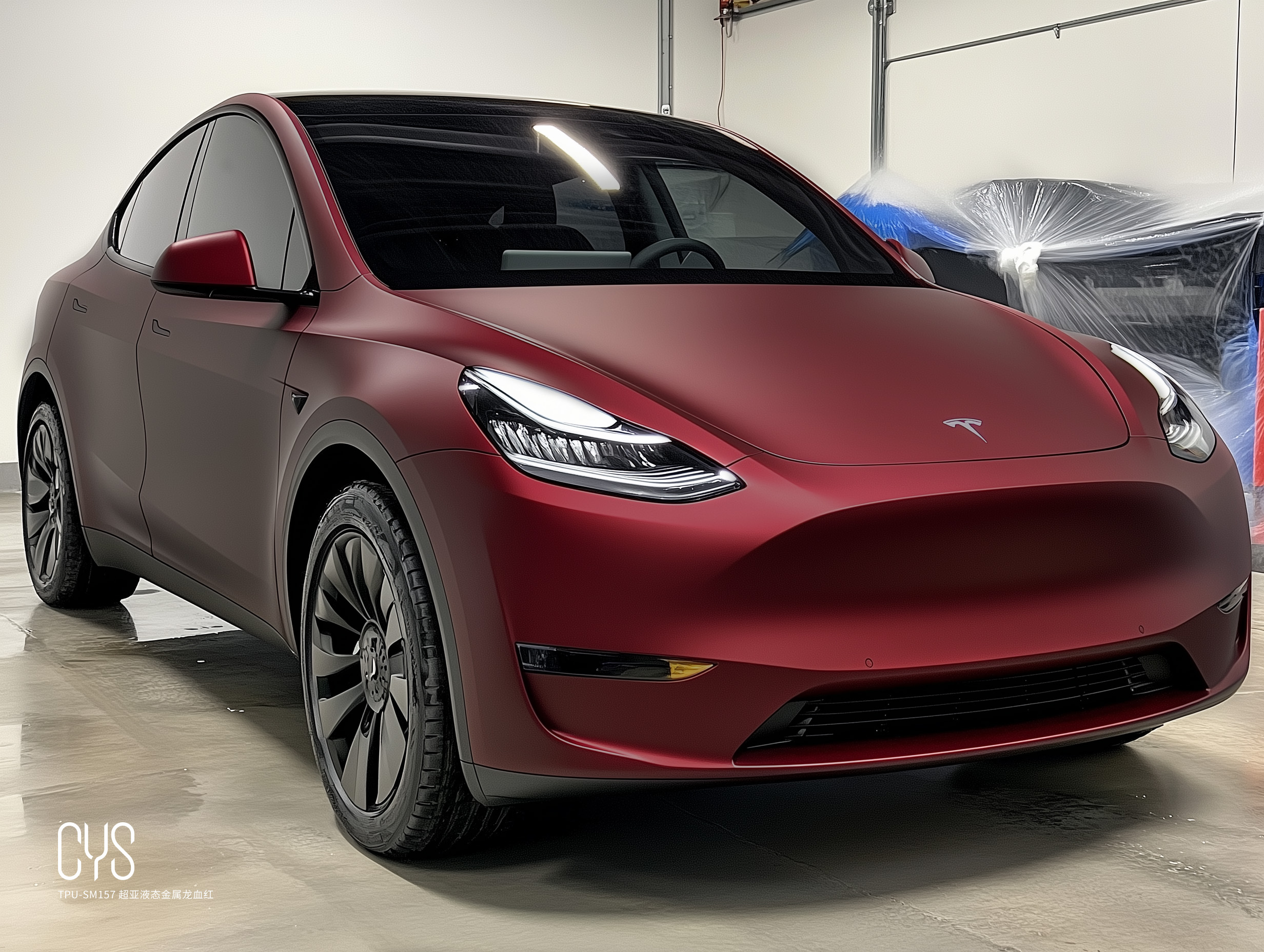 TPU-SM157 超亚液态金属龙血红|特斯拉model y