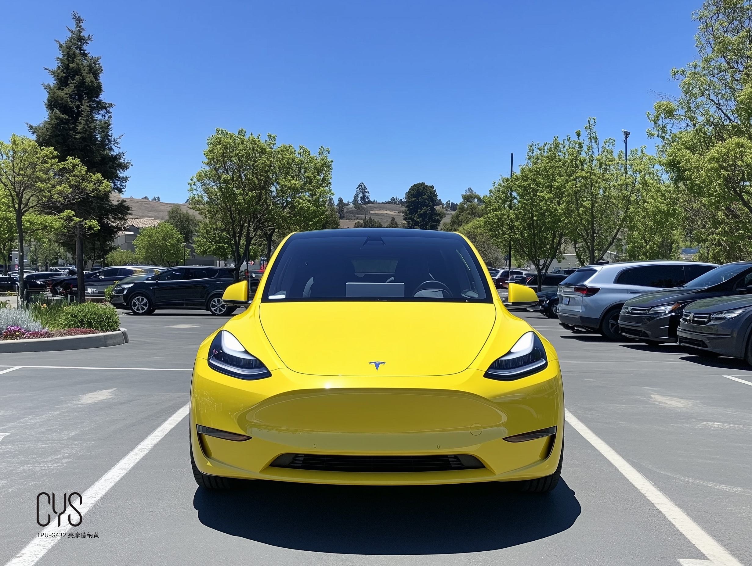 TPU-G432 亮摩德纳黄|特斯拉 Model y