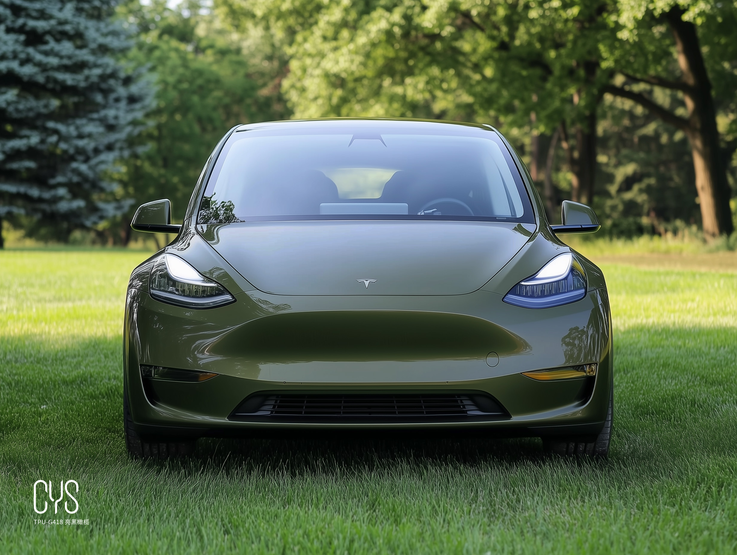 TPU-G418 亮黑橄榄|特斯拉Model y