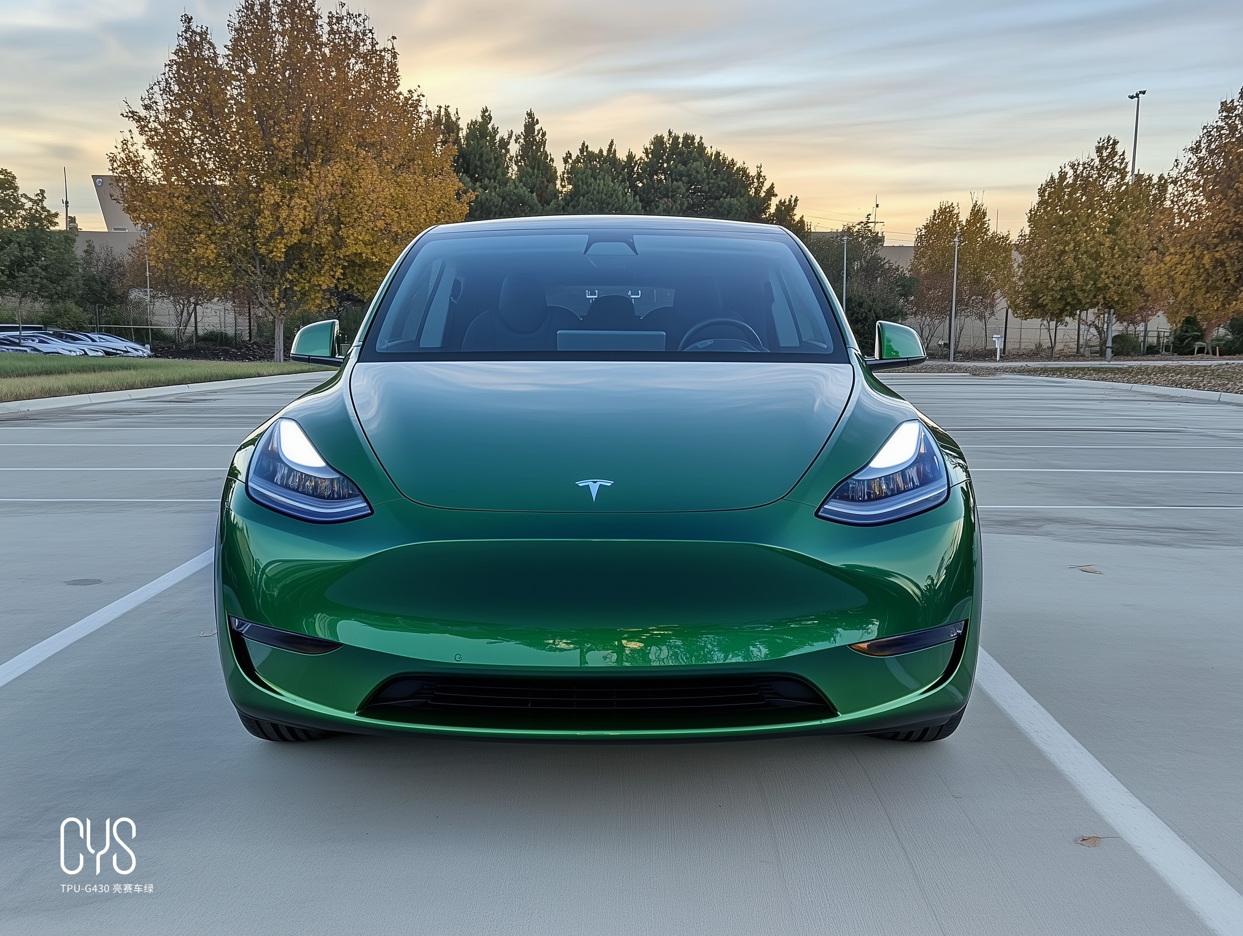 TPU-G430 亮赛车绿|特斯拉 model y