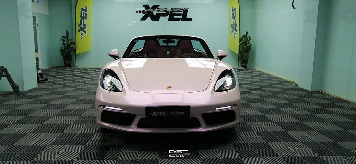 保时捷718 Boxster|梦幻胭脂粉+CYS-DR170