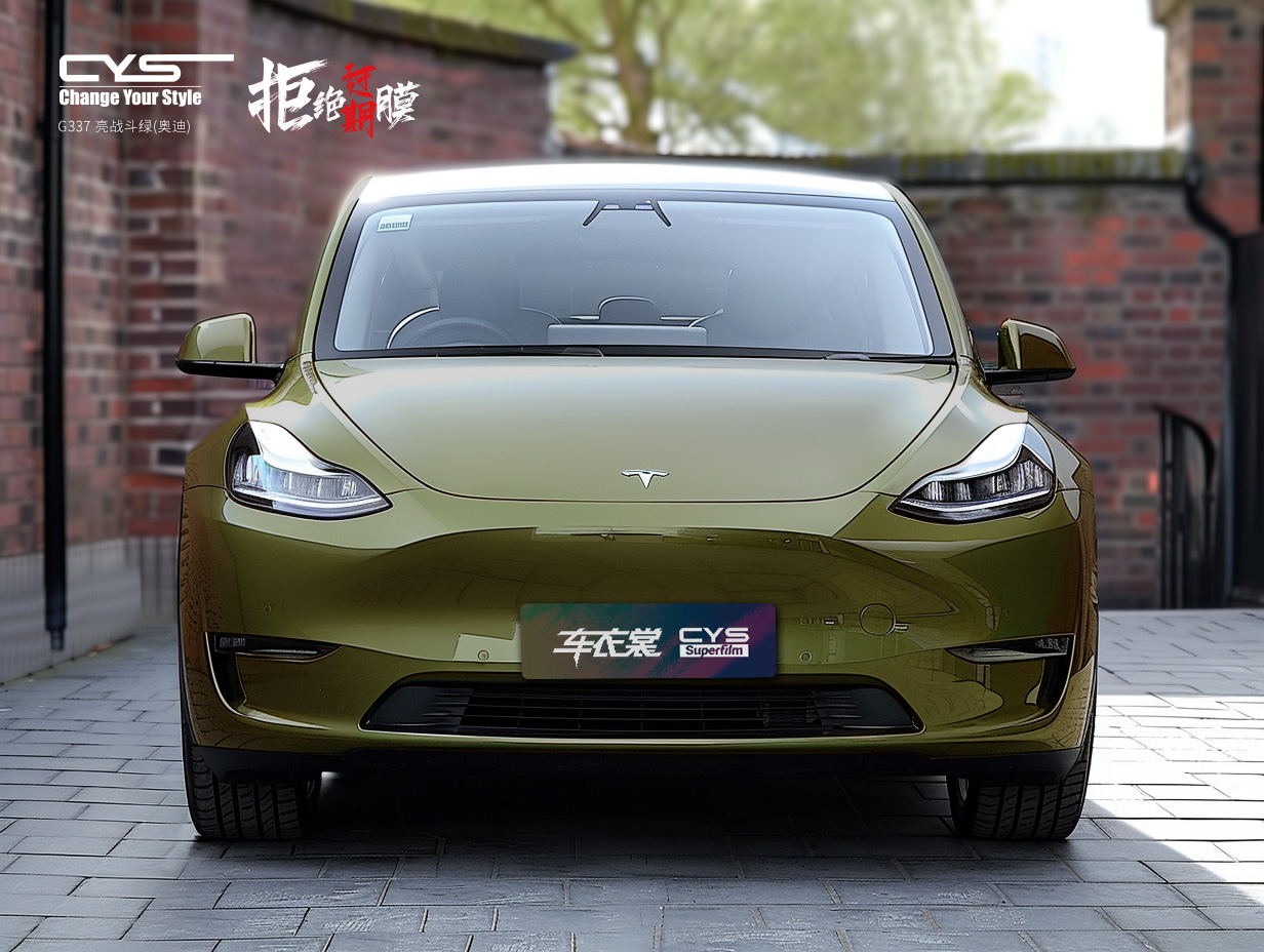 G337 亮战斗绿(奥迪)|tesla model y