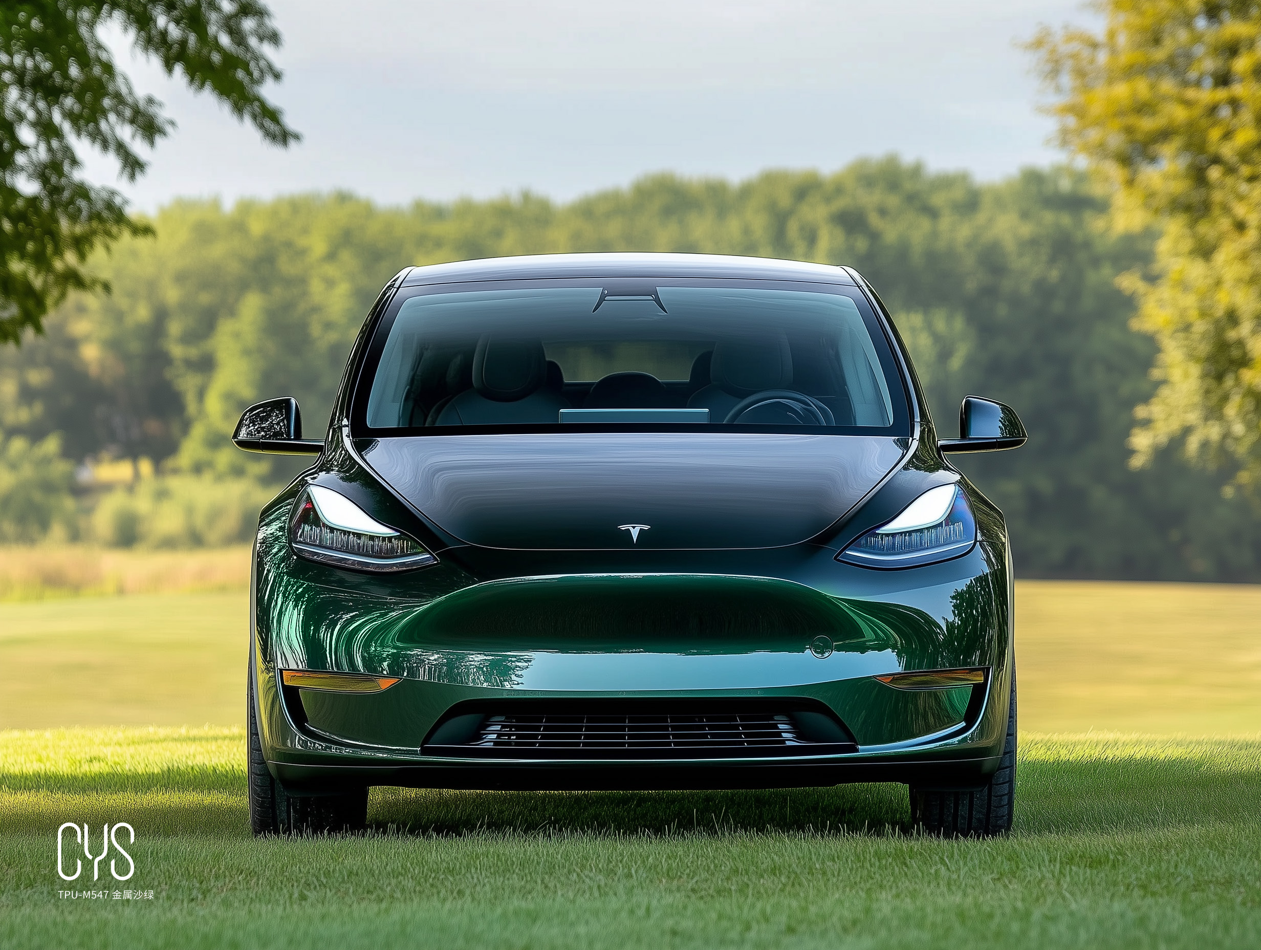 TPU-M547 金属沙绿|特斯拉model y