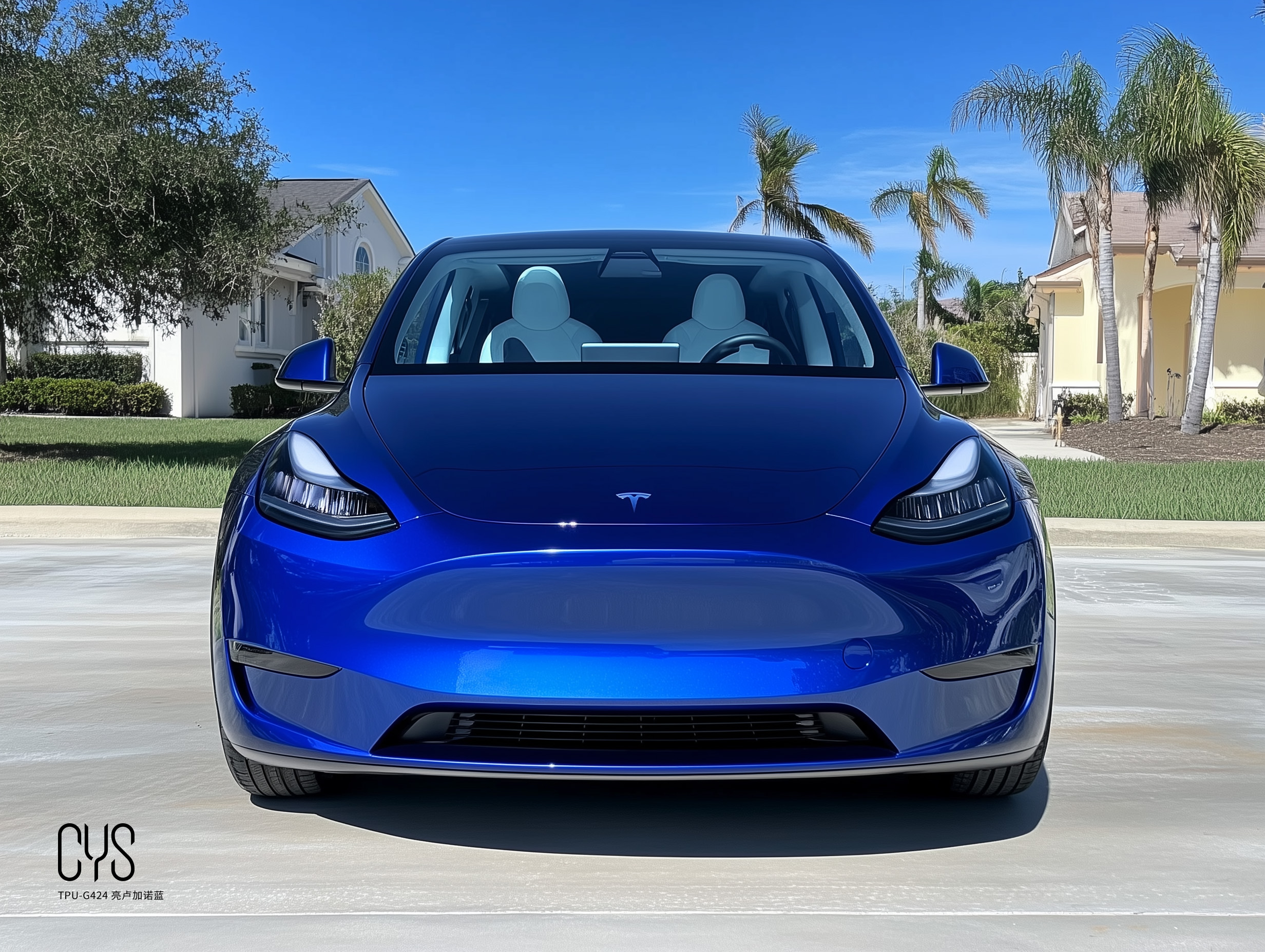 TPU-G424 亮卢加诺蓝|特斯拉model y