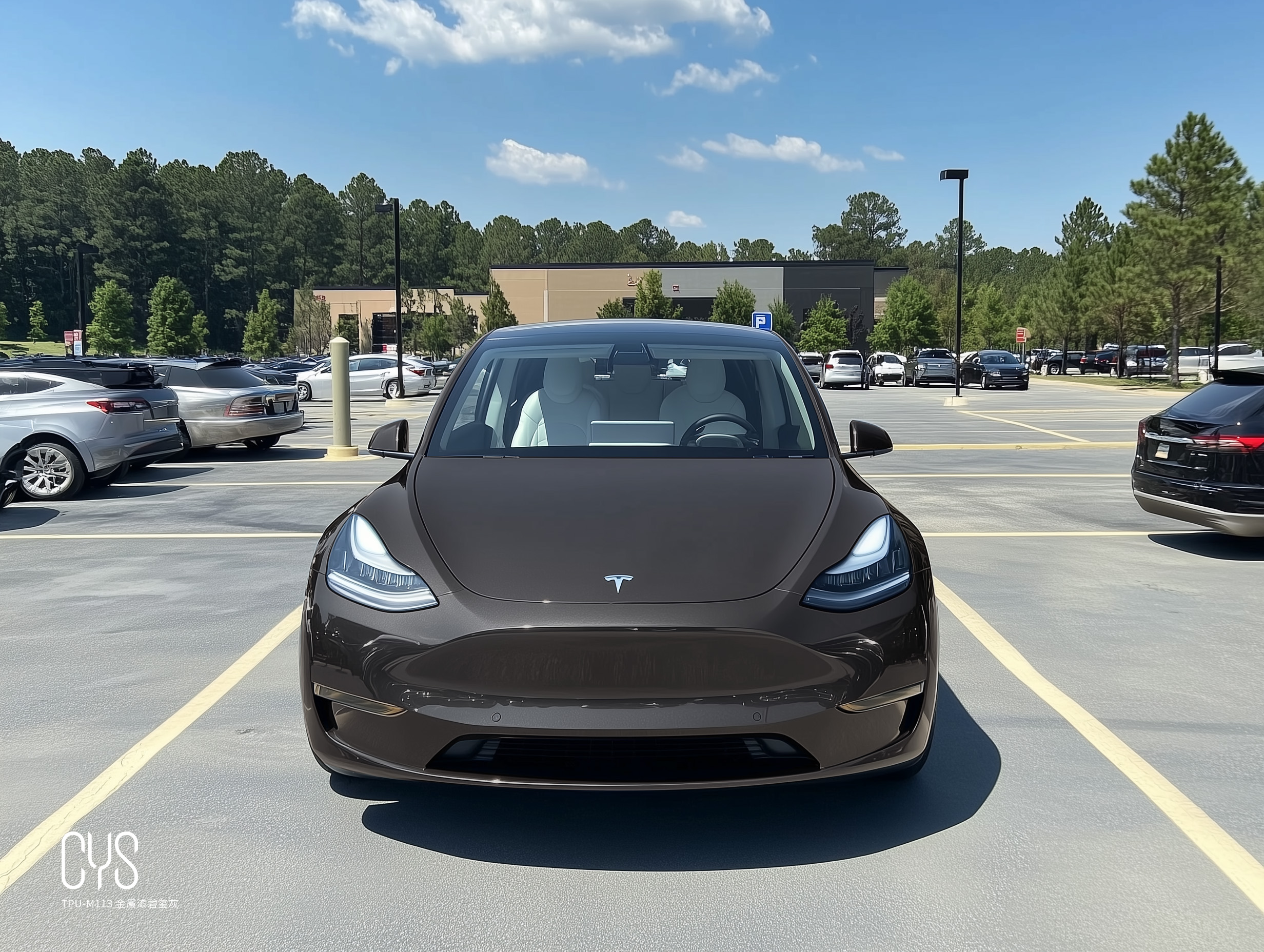 TPU-M113 金属漆碧玺灰|特斯拉Model y