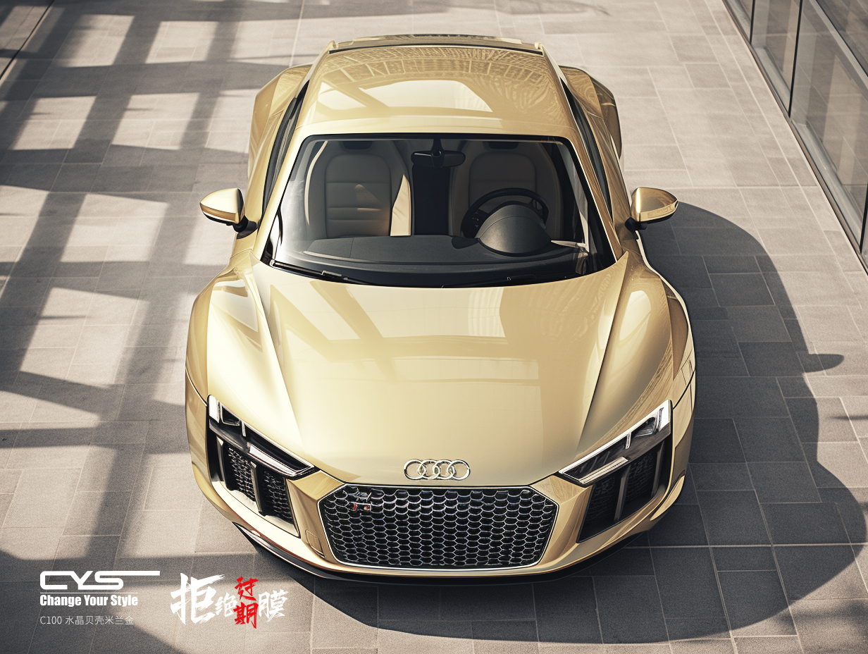 c100 水晶贝壳米兰金|Audi R8