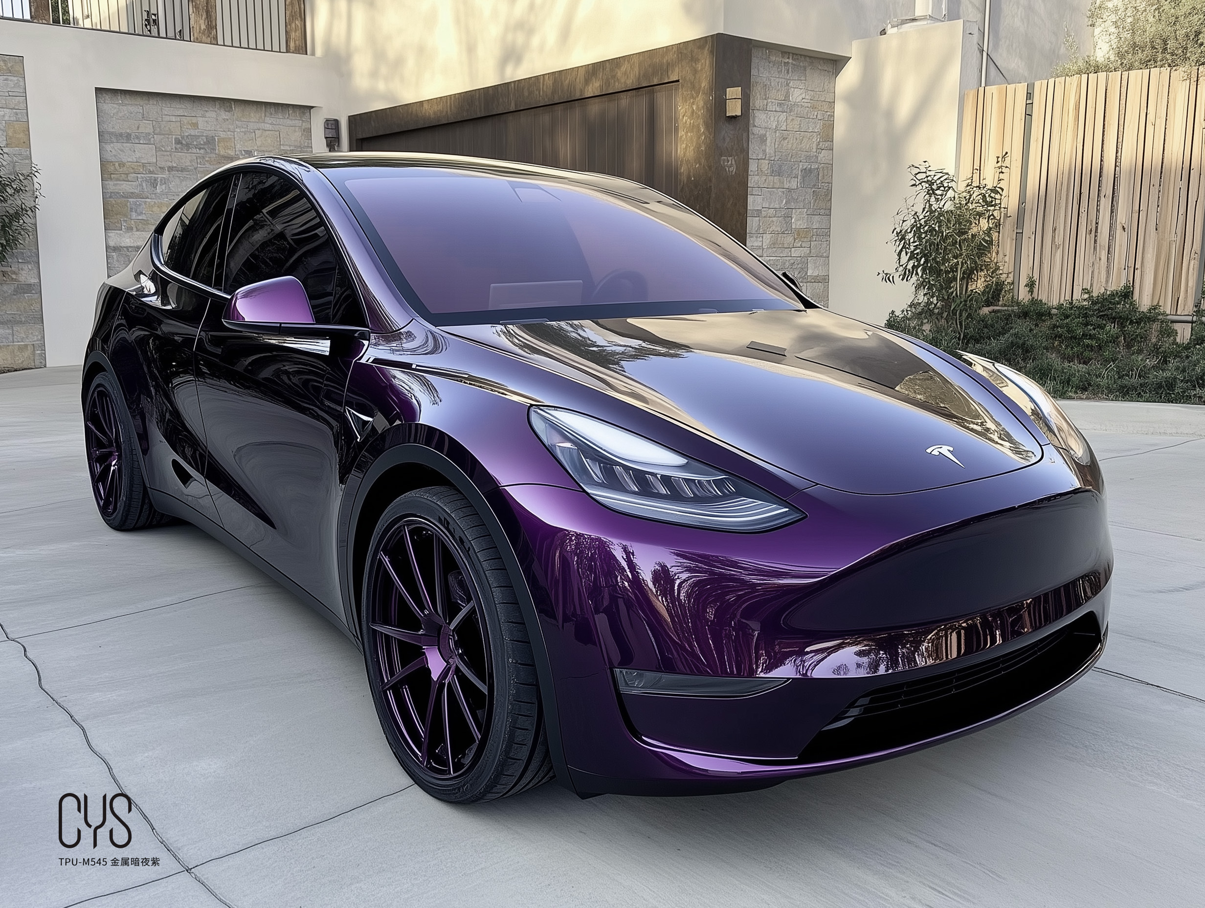 TPU-M545 金属暗夜紫|特斯拉 model y