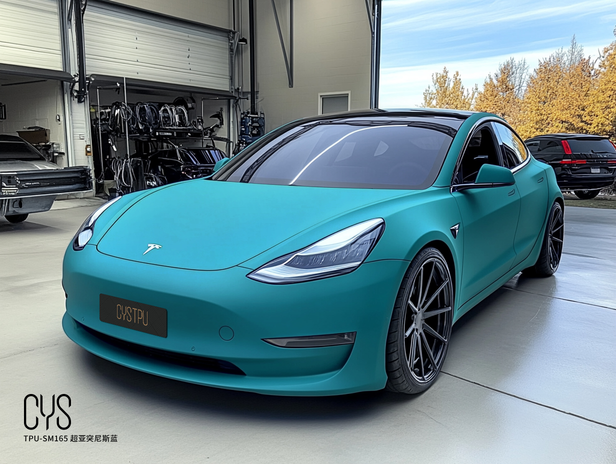 TPU-SM165 超亚突尼斯蓝|特斯拉Model 3