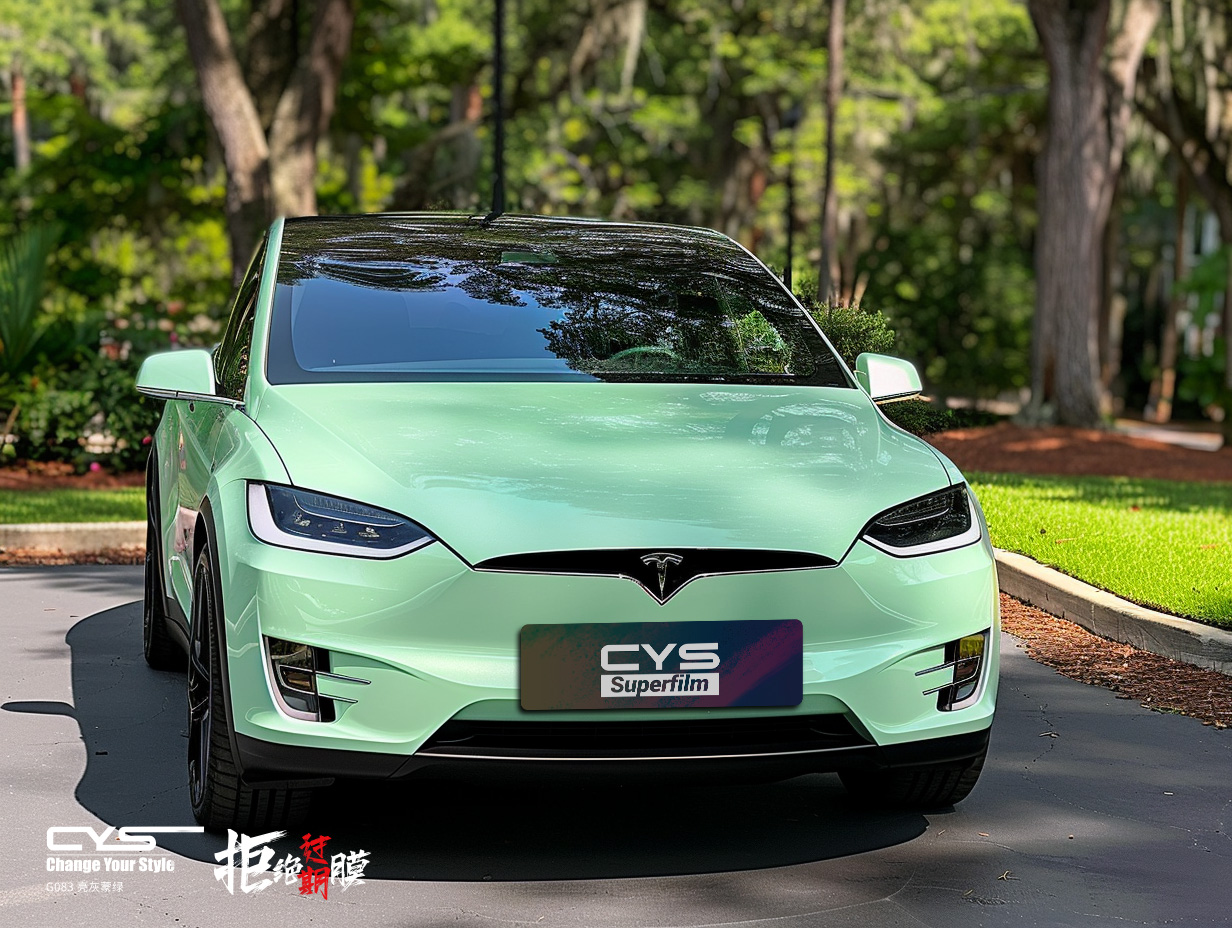 G083 亮灰蒙绿|特斯拉 model x