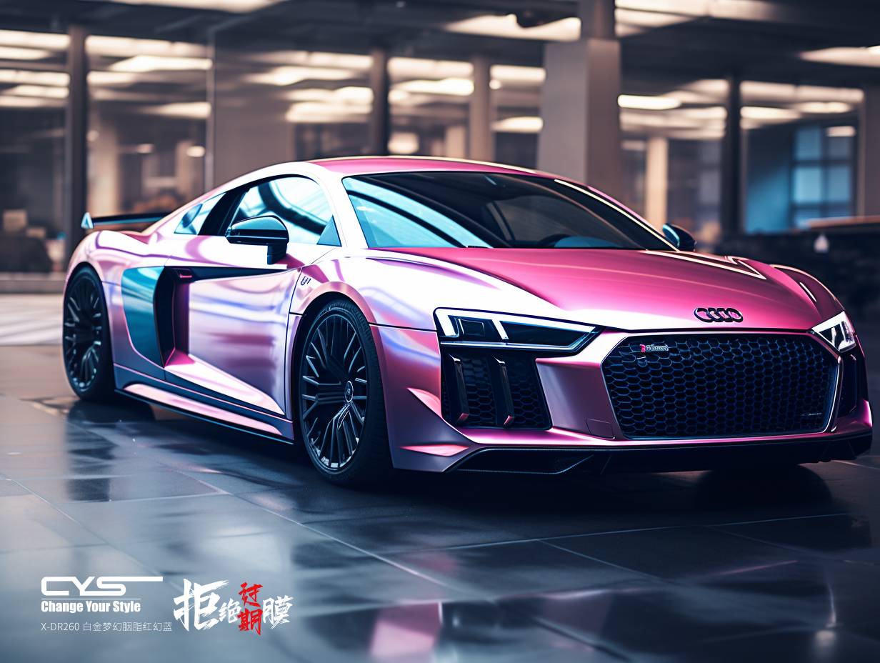 X-DR260 白金梦幻胭脂红幻蓝|Audi R8